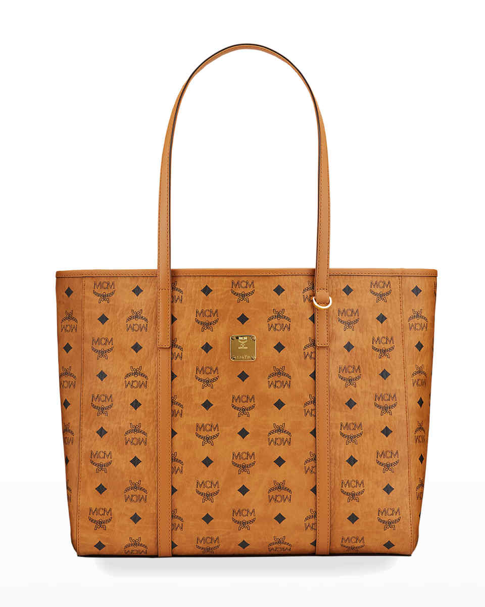 Toni Visetos Logo East-West Tote Bag
